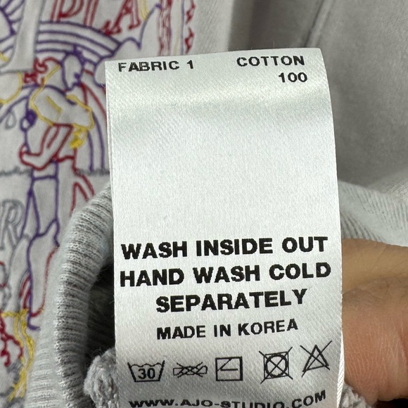 Ajobyajo Men Grey Sweater One Size - Picture 4 of 6